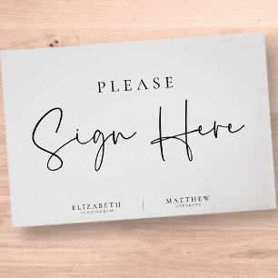 Poster Casamento Simples Elegante Moderno Minimalista