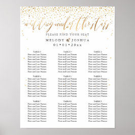 POSTER CASAMENTO SOB O GRÁFICO DE BANCO DE ESTRELAS|COR D