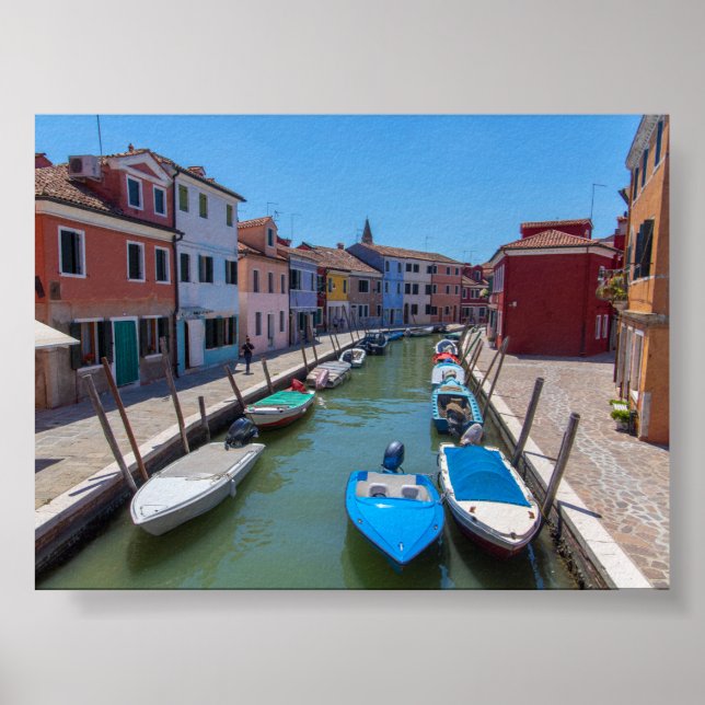 Poster Casas de Burano (Frente)