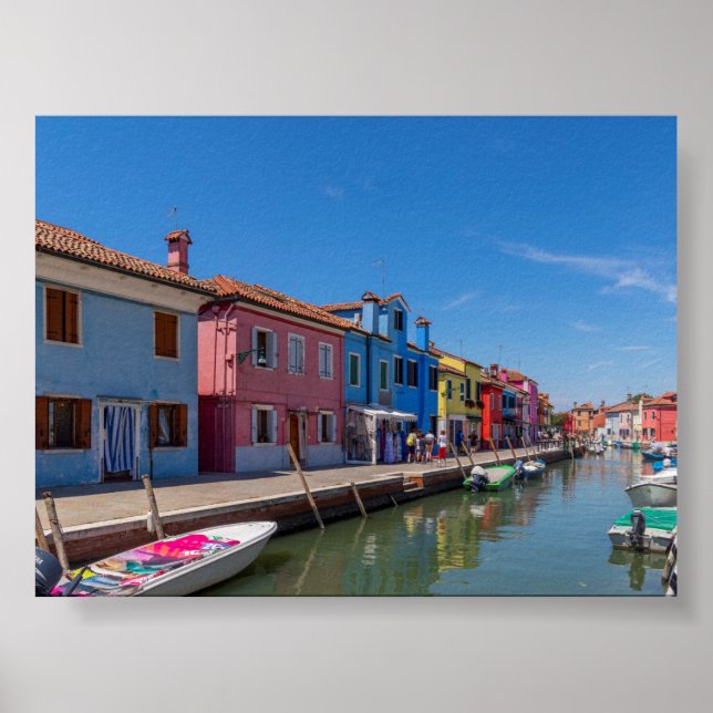 Poster Casas de Burano (Frente)