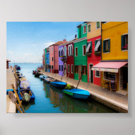 Poster Casas de Burano