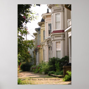 Póster Casas de fileira