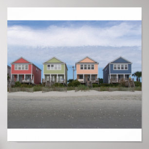 Póster Casas de Myrtle Beach