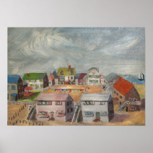 Póster Casas de praia