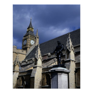 Póster Casas do Parlamento em Londres