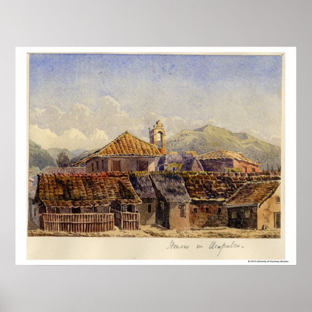 Póster Casas em Acapulco (Frente)