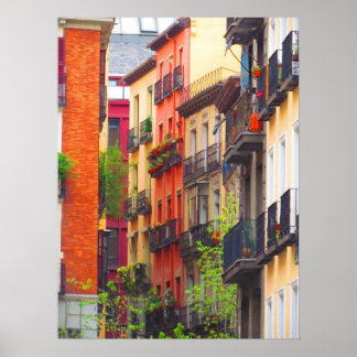 Póster Casas em Madrid