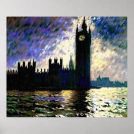 Poster Casas impressionistas do Parlamento