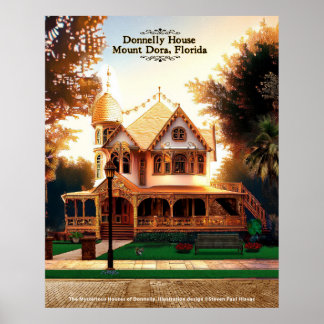 Poster Casas misteriosas de Donnelly - nº 1 Monte Dora