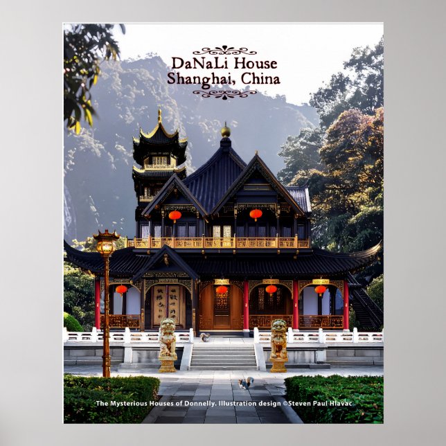 Poster Casas misteriosas de Donnelly - No.3 China (Frente)