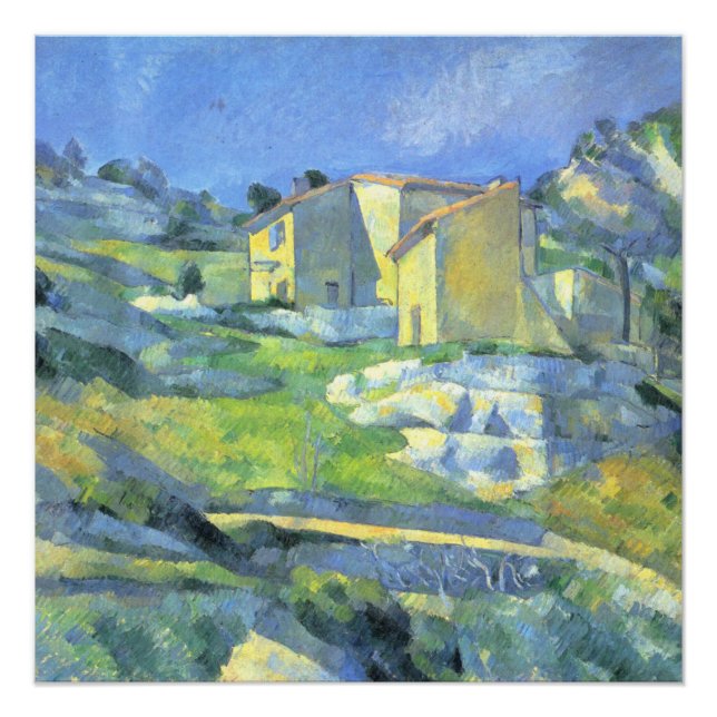 Póster Casas na Provença Paul Cezanne (Frente)