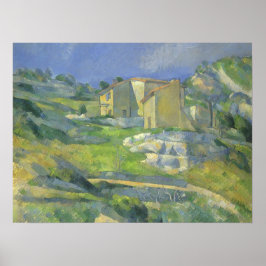 Poster Casas na Provença por Paul Cezanne, Arte Antiga