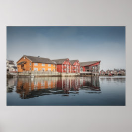 Poster Casas Pintadas Norueguesas