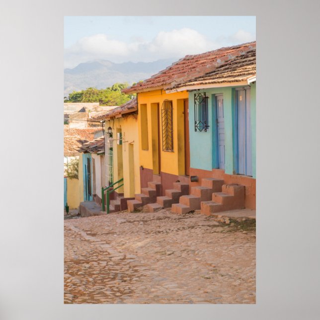 Poster Casas residenciais, Trindade, Cuba (Frente)
