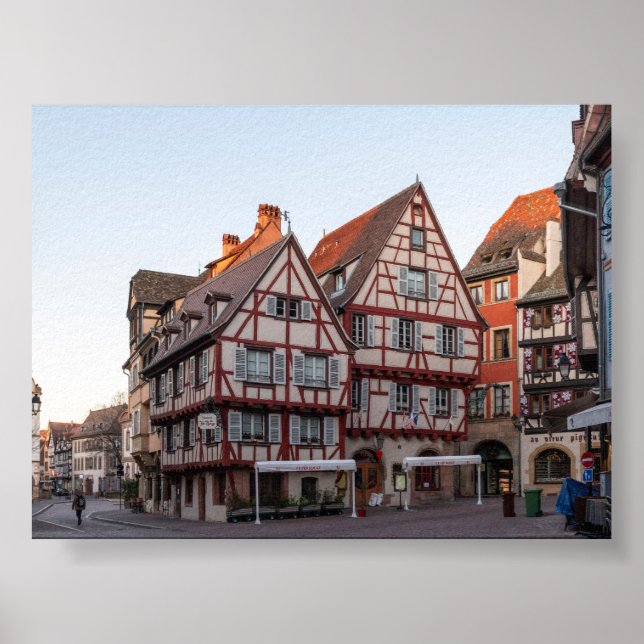 Poster Casas típicas em Colmar (Frente)
