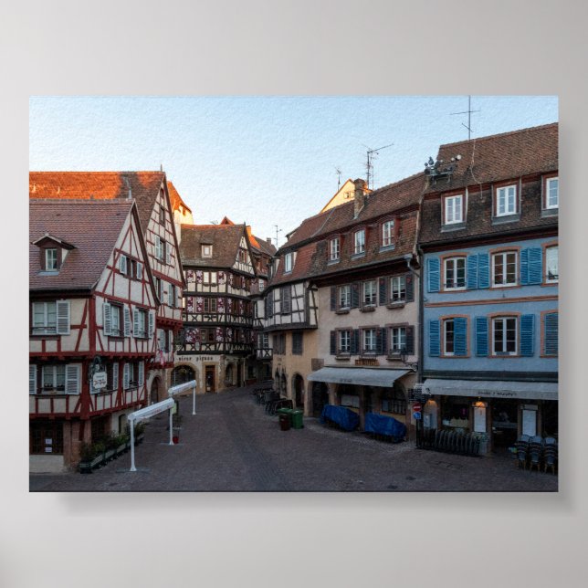 Poster Casas típicas em Colmar (Frente)