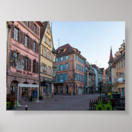 Poster Casas típicas em Colmar