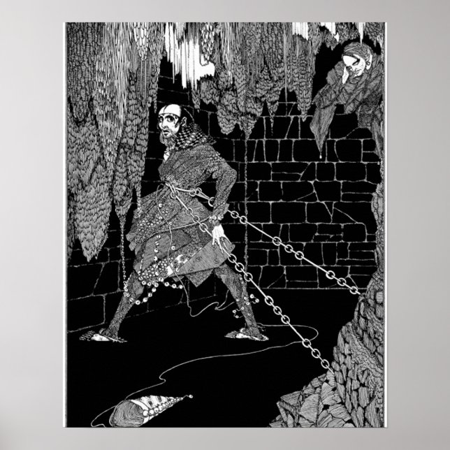 Póster Casca de Allan Poe, de Amtillado (Frente)