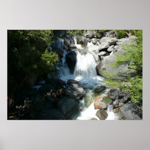 Póster Cascata cai no Parque Nacional de Yosemite