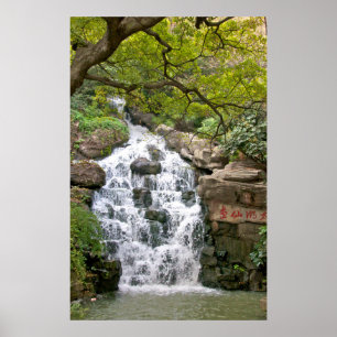 Póster Cascata chinesa