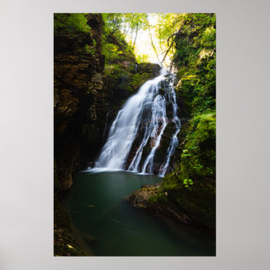 Poster Cascata com brilho solar