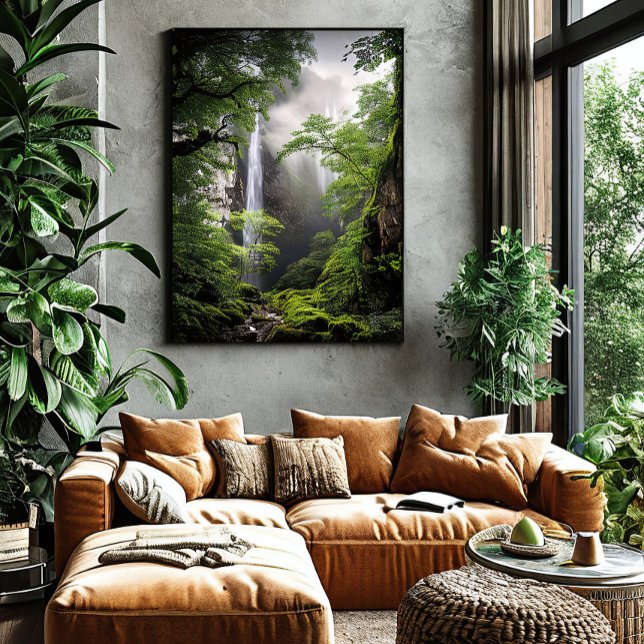 Poster Cascata da alma selvagem (Criador carregado)