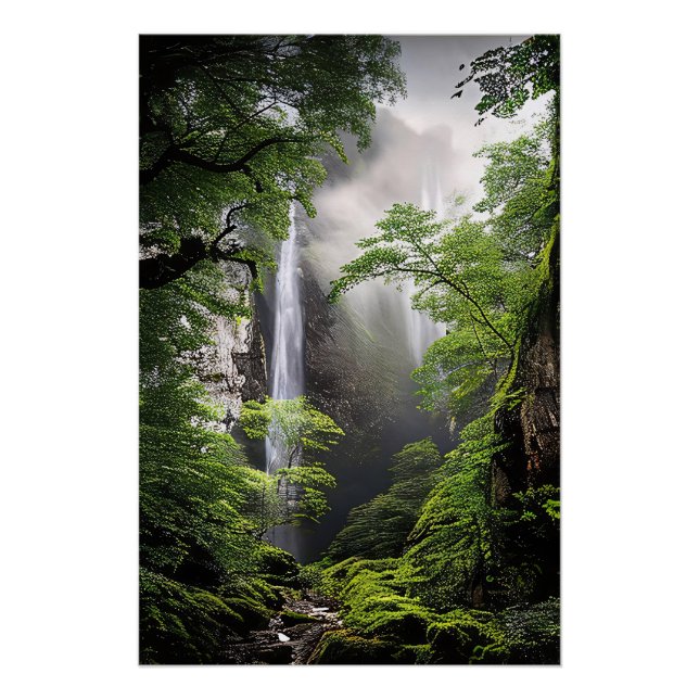 Póster Cascata da alma selvagem (Frente)