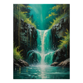 Póster Cascata da Serenidade