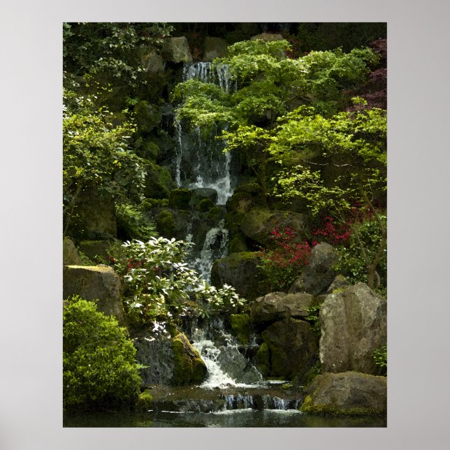 Poster Cascata do jardim (Frente)