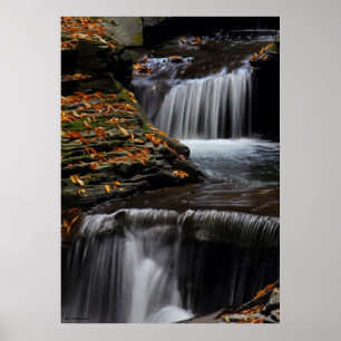Póster Cascata do outono