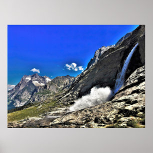 Poster Cascata Grindelwald