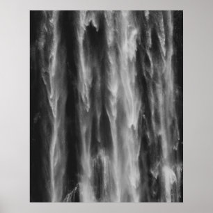 Poster Cascata majestosa Boka, Eslovênia próxima