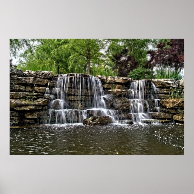 Poster Cascata nas Ozarks (Frente)