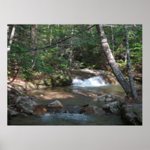 Poster Cascata no rio Pemigewasset II