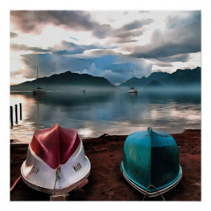Póster Cascos de Barcos e Marmaris