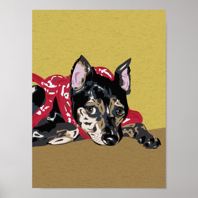 Póster Casey Canvas Print (Frente)