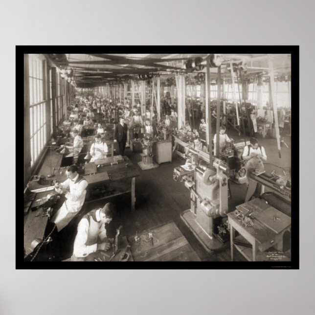 Póster Cash Register Company Foto 1904 (Frente)