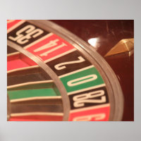 Casino Gambling Roulette Wheel Vintage Estilo Retr
