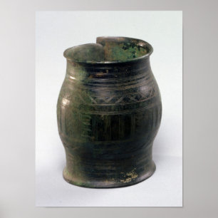 Póster Cask shaped armband, Hallstatt Culture