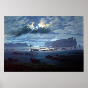 Poster Caspar David Friedrich Mar Norte