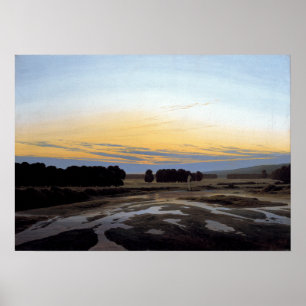 Poster Caspar David Friedrich o Grosse Gehege