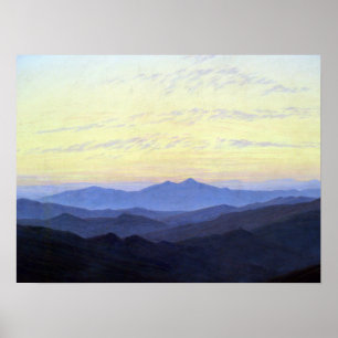 Poster Caspar David Friedrich Riesengebirge