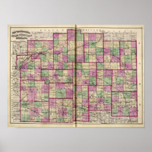 Poster Cass County and Miami County