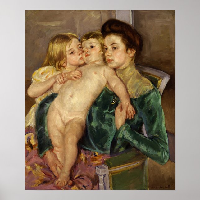 Poster Cassatt - A Carícia (Frente)