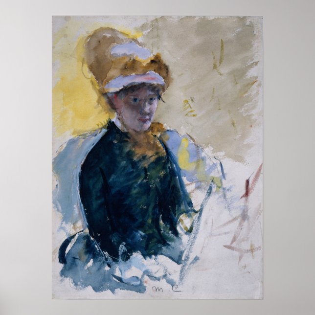 Poster Cassatt - Autorretrato (Frente)