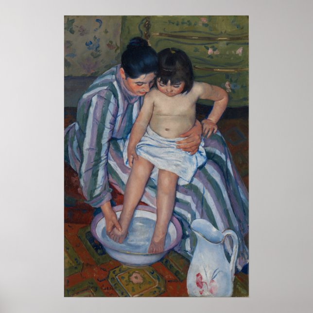Poster Cassatt - Bath Infantil (Frente)