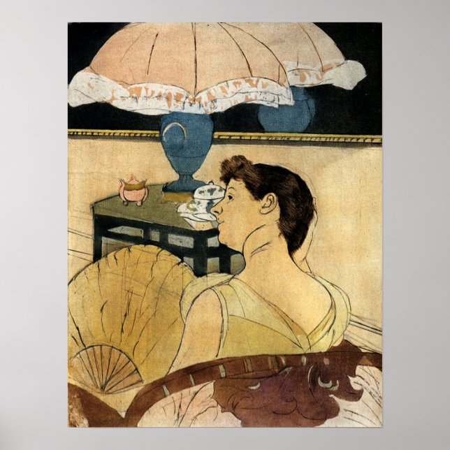 Poster Cassatt - Lâmpada 1891 (Frente)