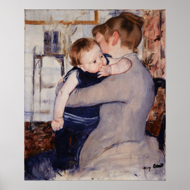Poster Cassatt - Mãe e Filho (Frente)