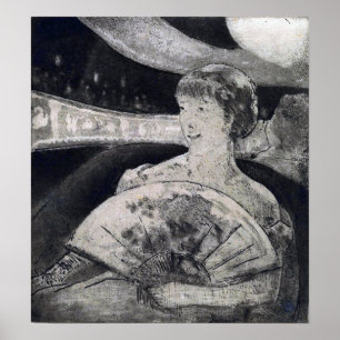 Poster Cassatt - Na Caixa De Ópera