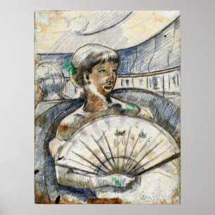 Poster Cassatt - Na Caixa De Ópera